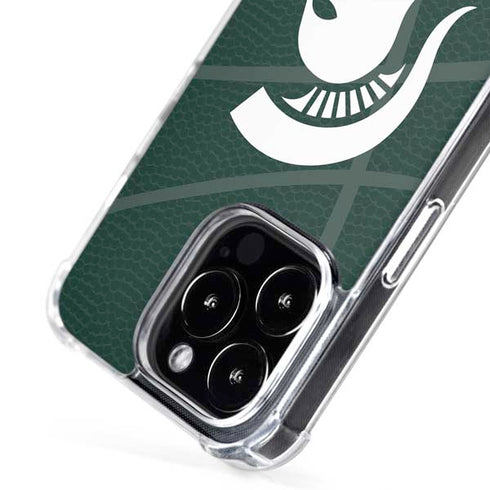 Michigan State University Green Basketball iPhone 16 Pro MagSafe Case